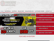 Tablet Screenshot of hondasuzukiofwarren.com